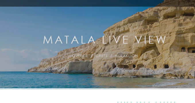 Matala Live Camera